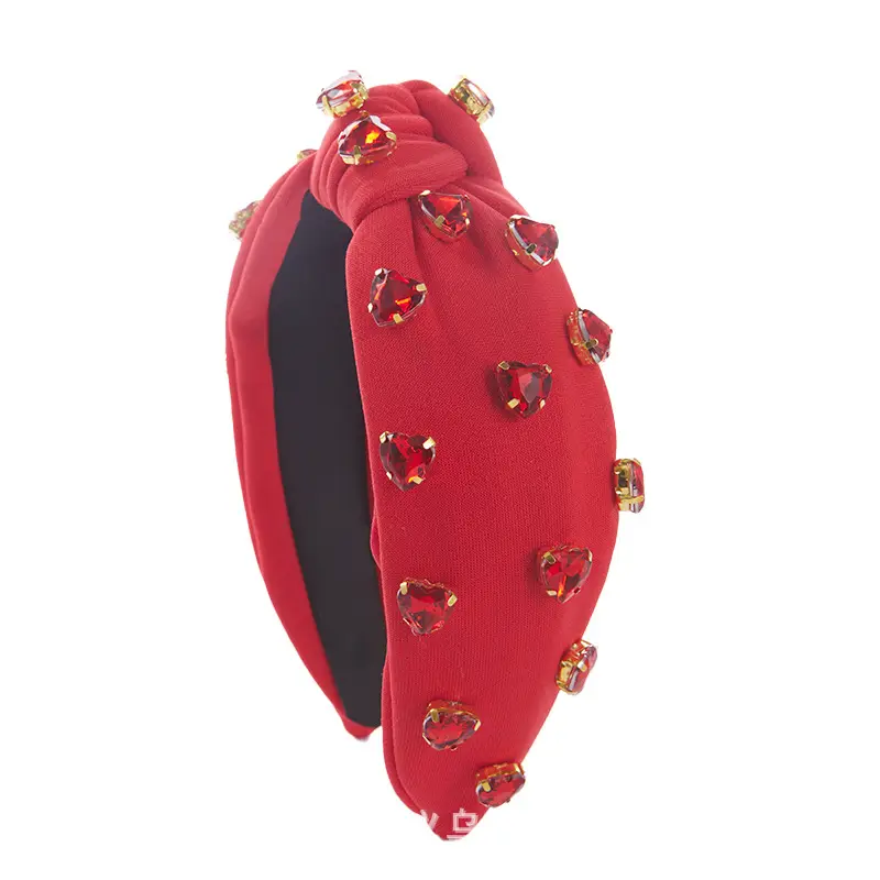 Diamond Encrusted Knotted Headband for Women - Image 2