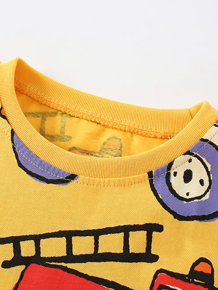 Malwee Boys Printed T-Shirt Summer Crew Neck Short Sleeve