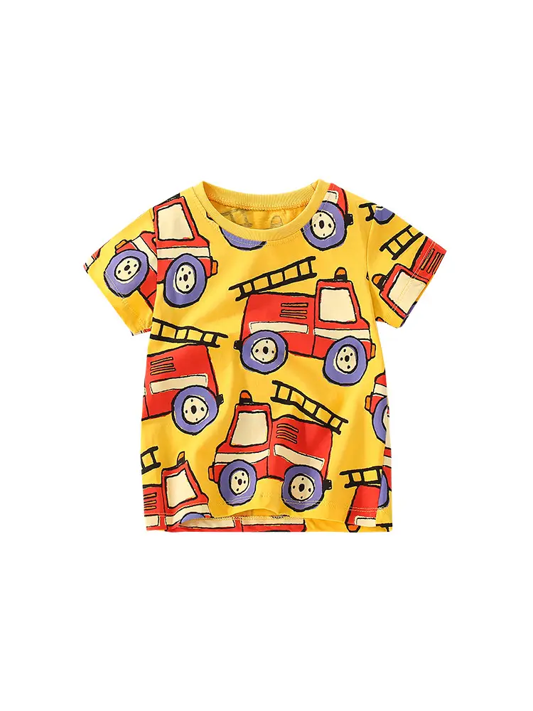 Malwee Boys Printed T-Shirt Summer Crew Neck Short Sleeve