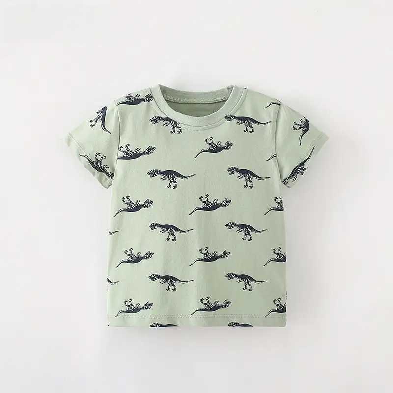 Malwee Boys Printed T-Shirt Summer Crew Neck Short Sleeve