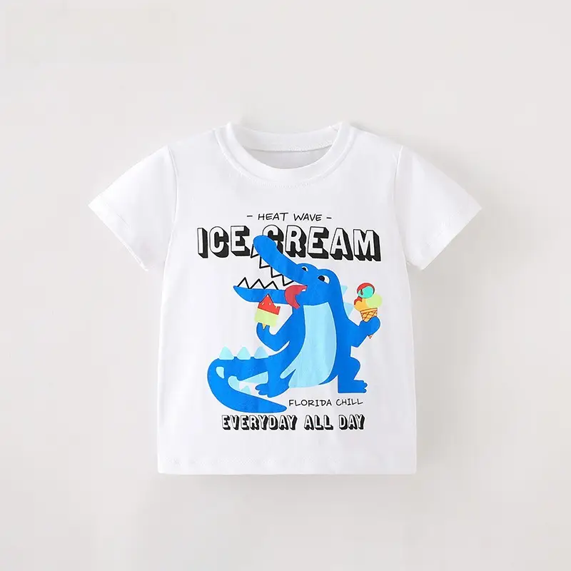 Malwee Boys Printed T-Shirt Summer Crew Neck Short Sleeve