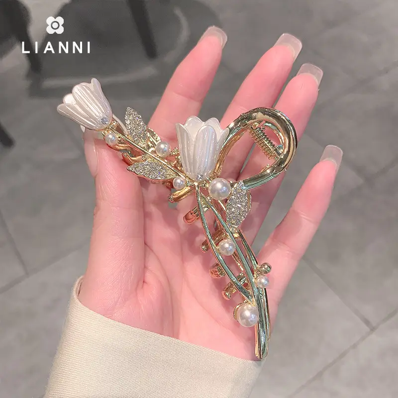 Super Fairy High-Grade Lily Flower Clip Hairpin - Image 3