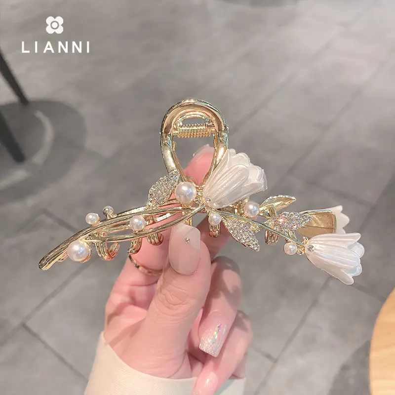 Super Fairy High-Grade Lily Flower Clip Hairpin - Image 4