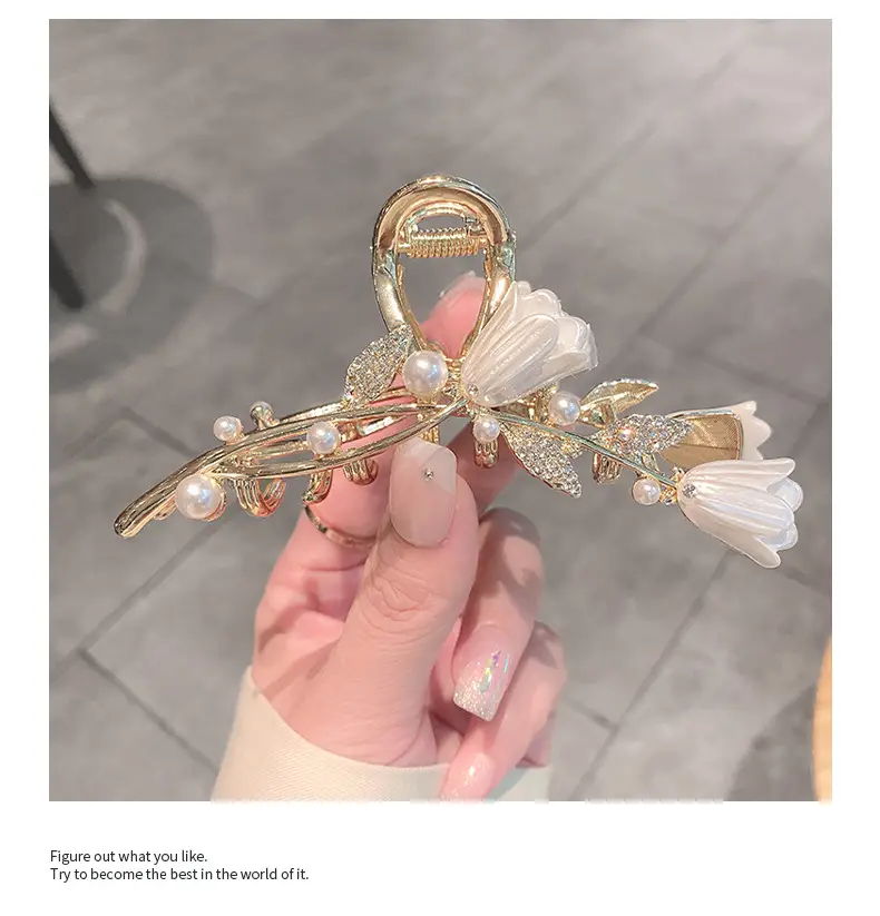 Super Fairy High-Grade Lily Flower Clip Hairpin — feature 6