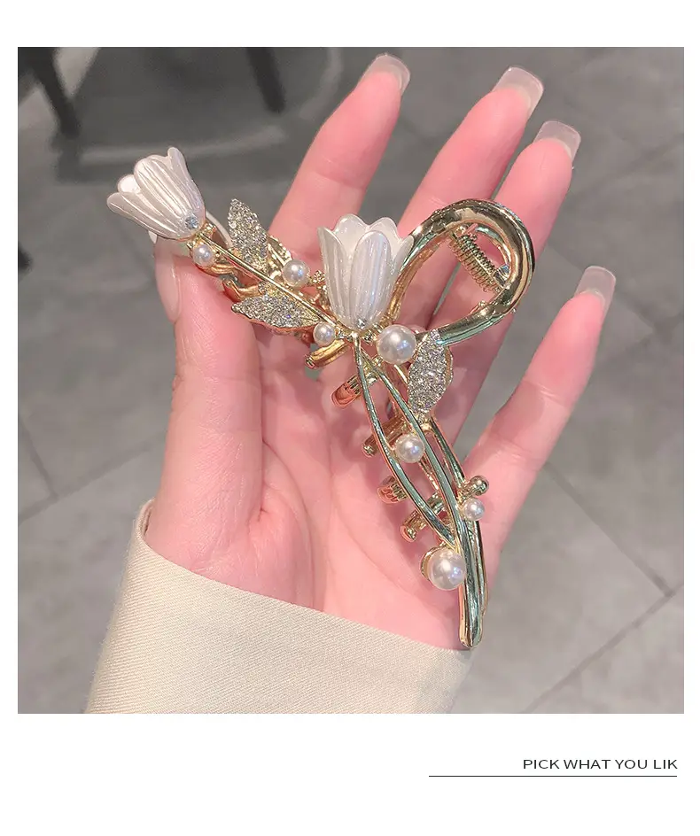 Super Fairy High-Grade Lily Flower Clip Hairpin — feature 7