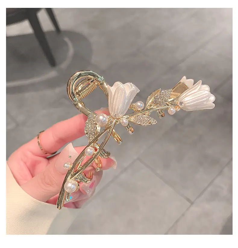 Super Fairy High-Grade Lily Flower Clip Hairpin — feature 8