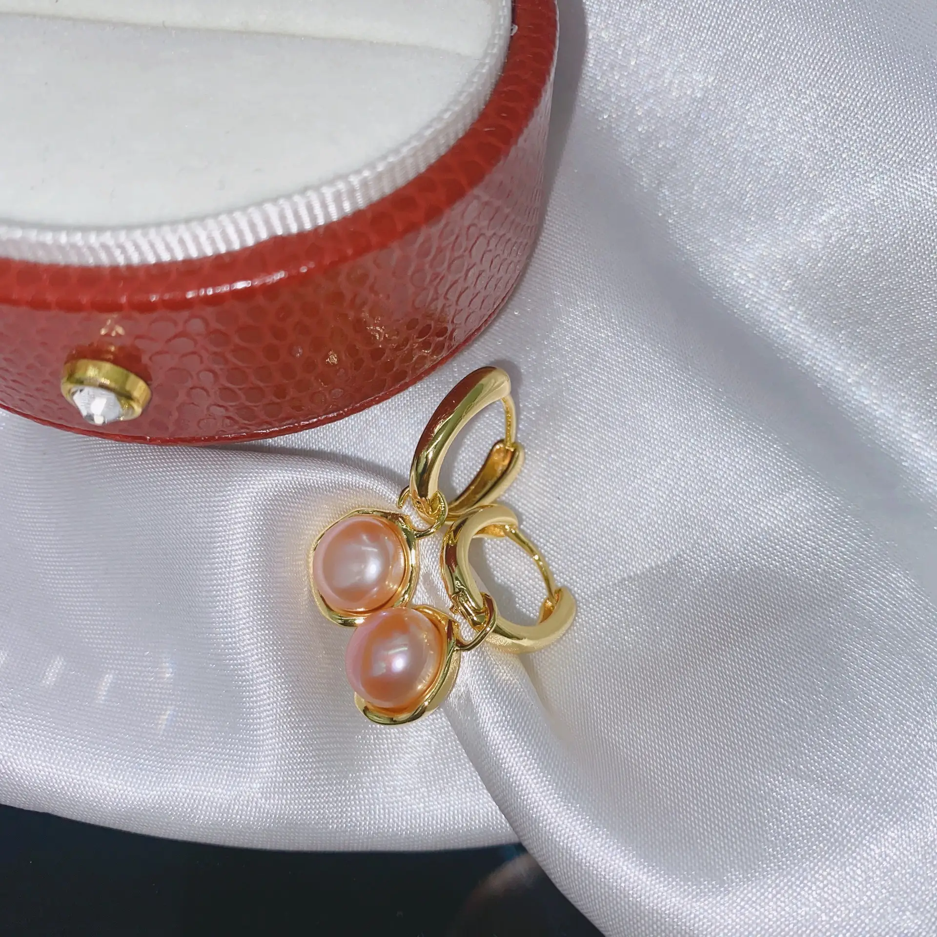 18K Gold Plated Pearl Earrings Set of 3 — feature 7