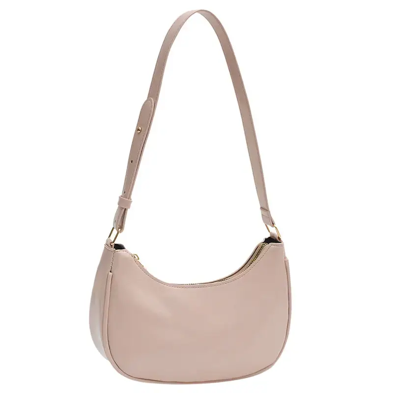 2024 Women's Black Shoulder Bag with Adjustable Strap - Image 9