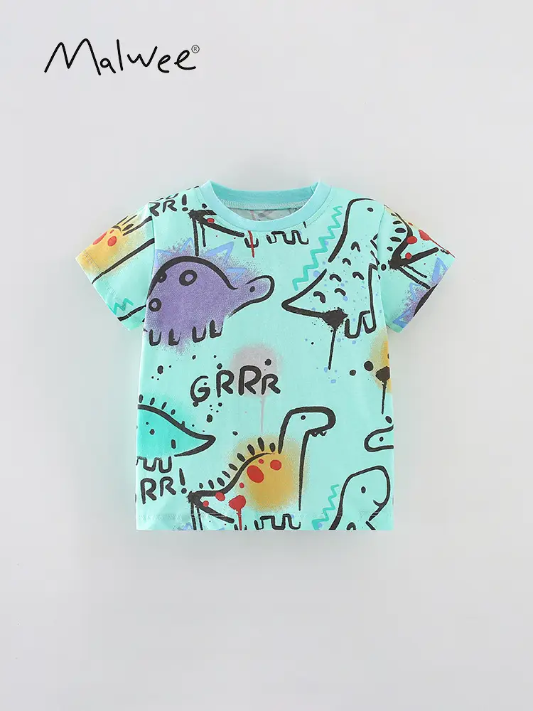 Malawee Boys Printed T-Shirt Summer Wear - Image 5