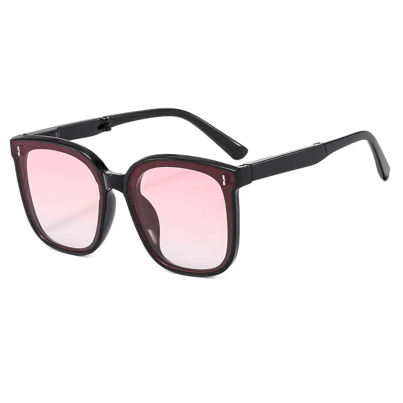 Foldable Anti-UV Sunglasses for Women Slimming Design - Image 6