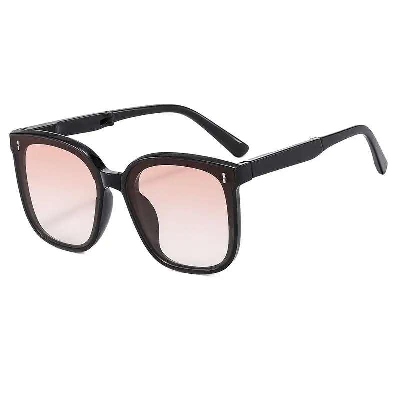 Foldable Anti-UV Sunglasses for Women Slimming Design - Image 2