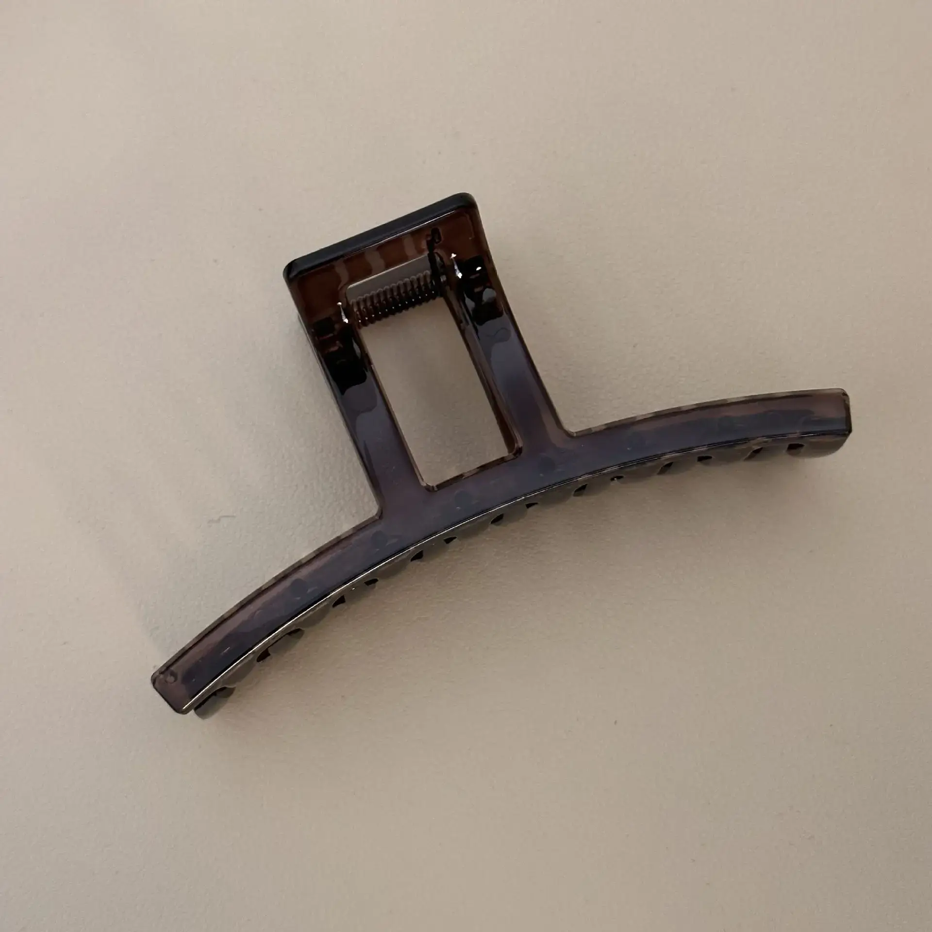 Black Tea Coffee Hair Grip Clip Half Tied