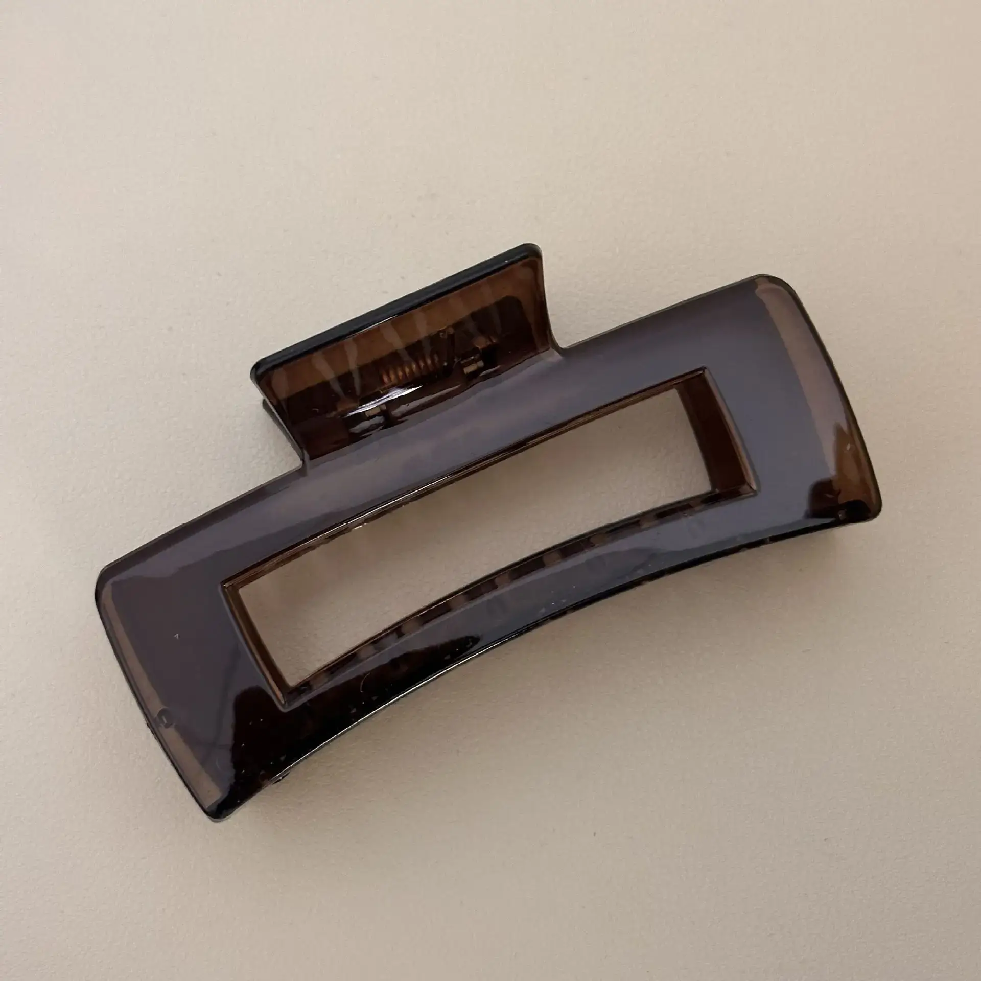 Black Tea Coffee Hair Grip Clip Half Tied