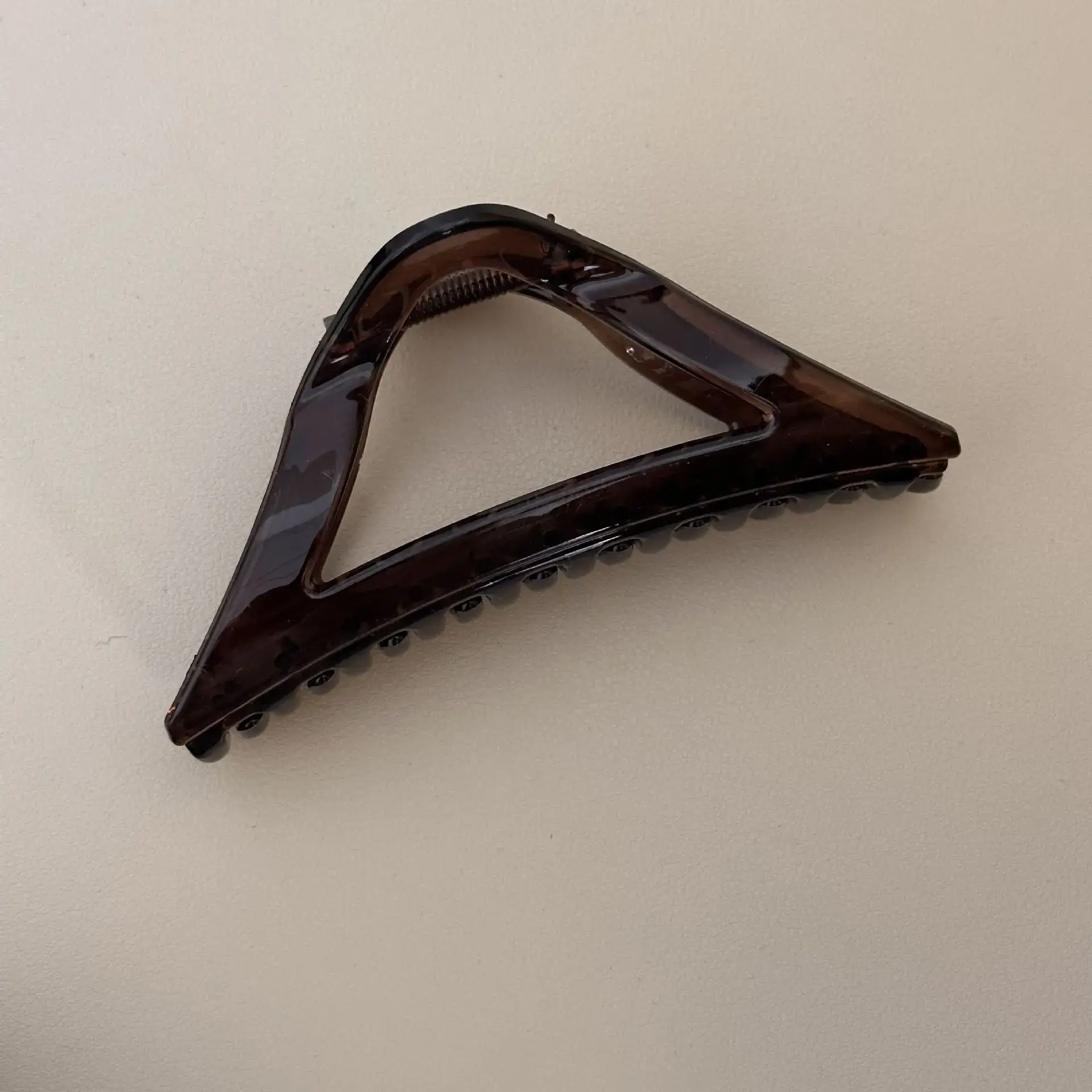 Black Tea Coffee Hair Grip Clip Half Tied