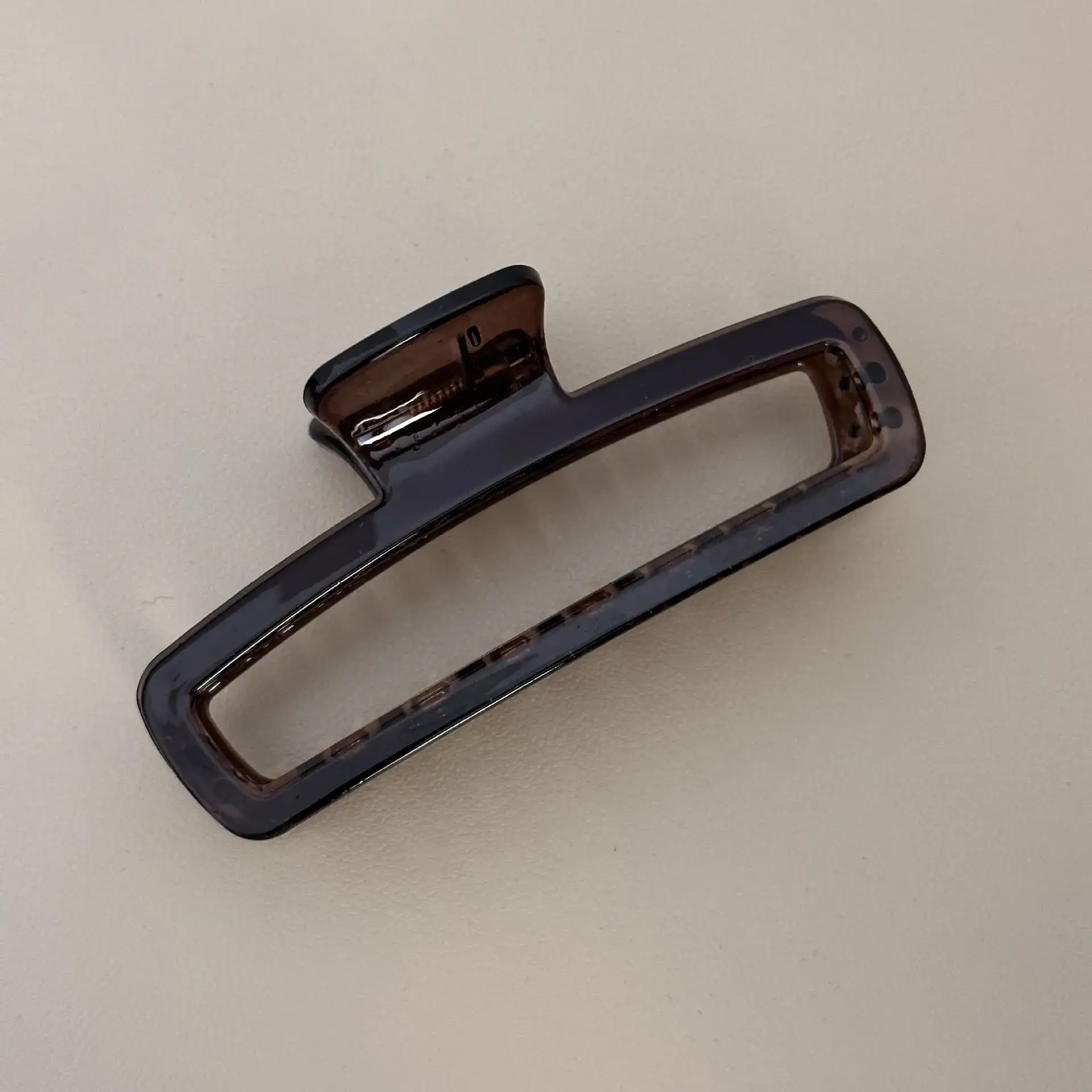 Black Tea Coffee Hair Grip Clip Half Tied