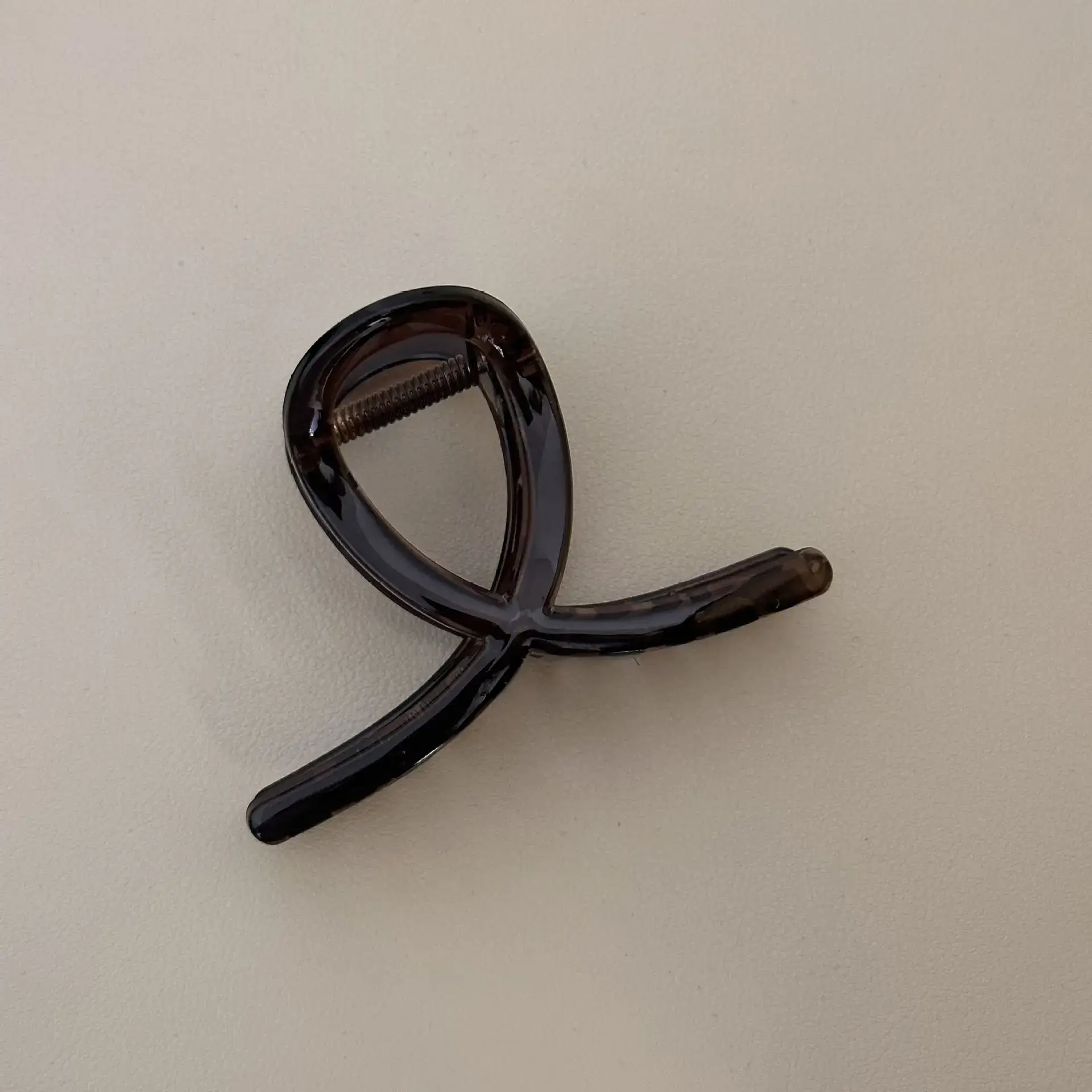 Black Tea Coffee Hair Grip Clip Half Tied
