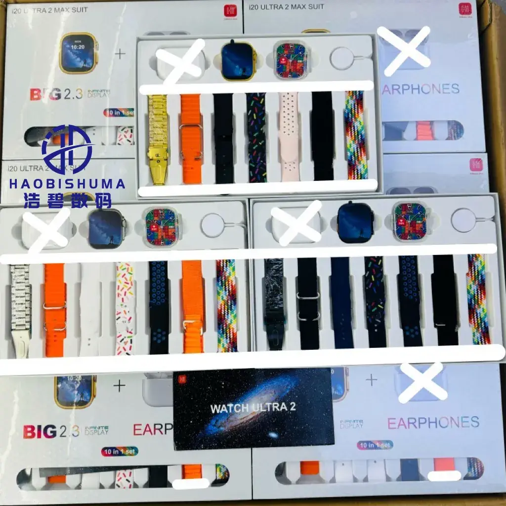Cross-Border Smart Watch 2.3 Screen Bluetooth Headset 10-in-1 Set - Image 4