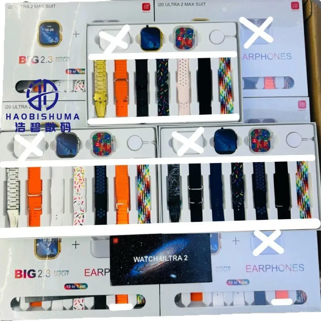 Cross-Border Smart Watch 2.3 Screen Bluetooth Headset 10-in-1 Set - Image 6