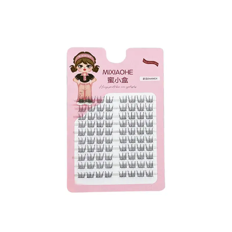 Korean Girl Group Idol Fake Eyelashes 10 Rows Clear - Image 14