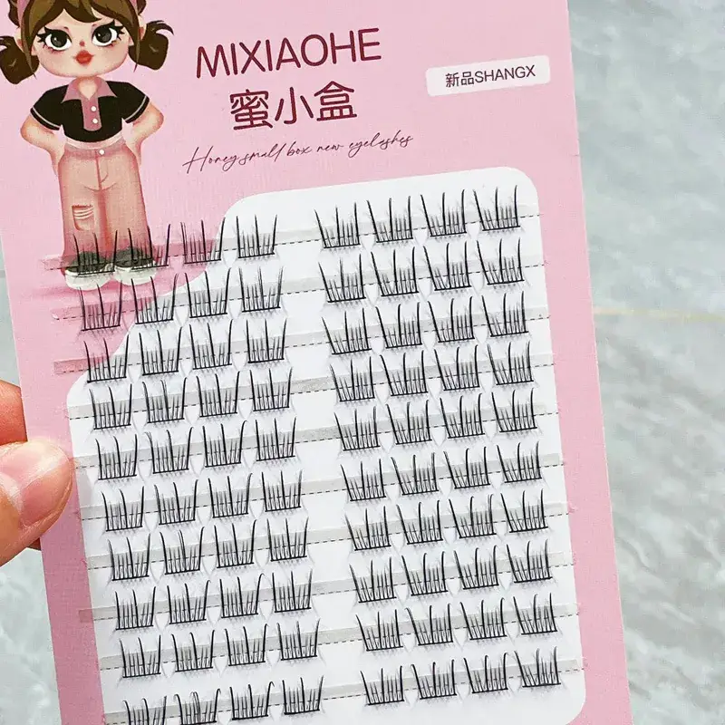 Korean Girl Group Idol Fake Eyelashes 10 Rows Clear — feature 27