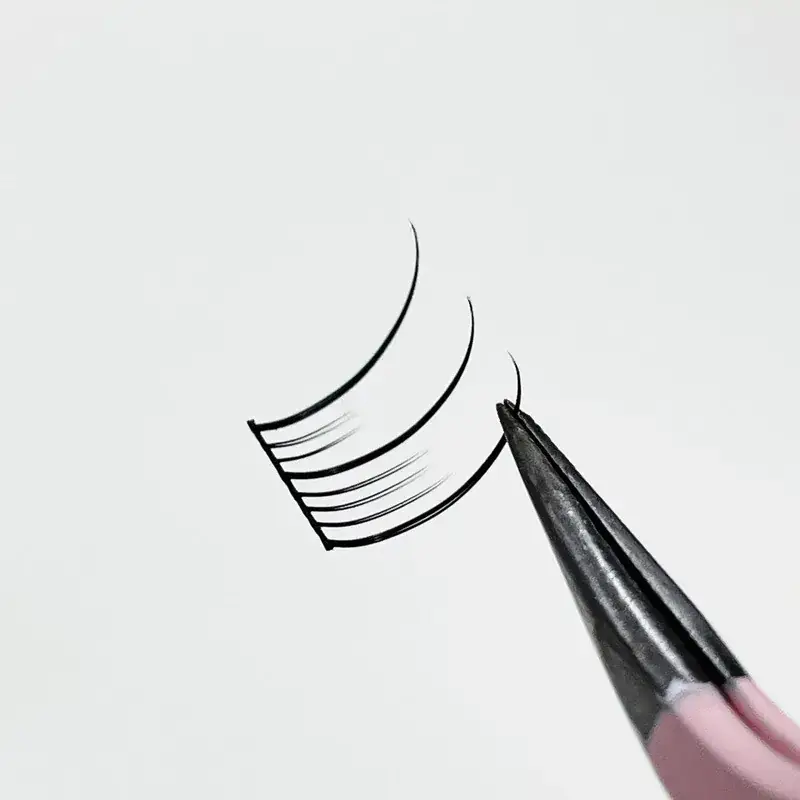 Korean Girl Group Idol Fake Eyelashes 10 Rows Clear — feature 32