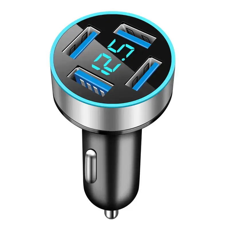 Digital Display 4USB Car Charger 66W Fast Charge - Image 10