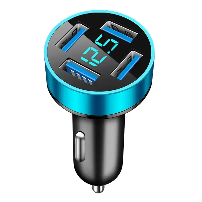 Digital Display 4USB Car Charger 66W Fast Charge - Image 12