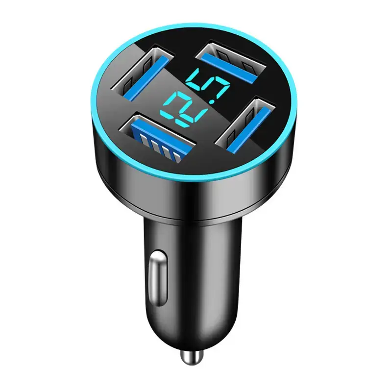 Digital Display 4USB Car Charger 66W Fast Charge - Image 9