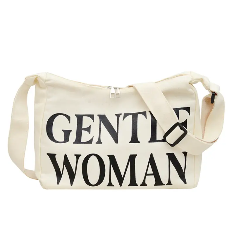 Ins Printed Cartoon Canvas Crossbody Bag Female Thailand - Image 7