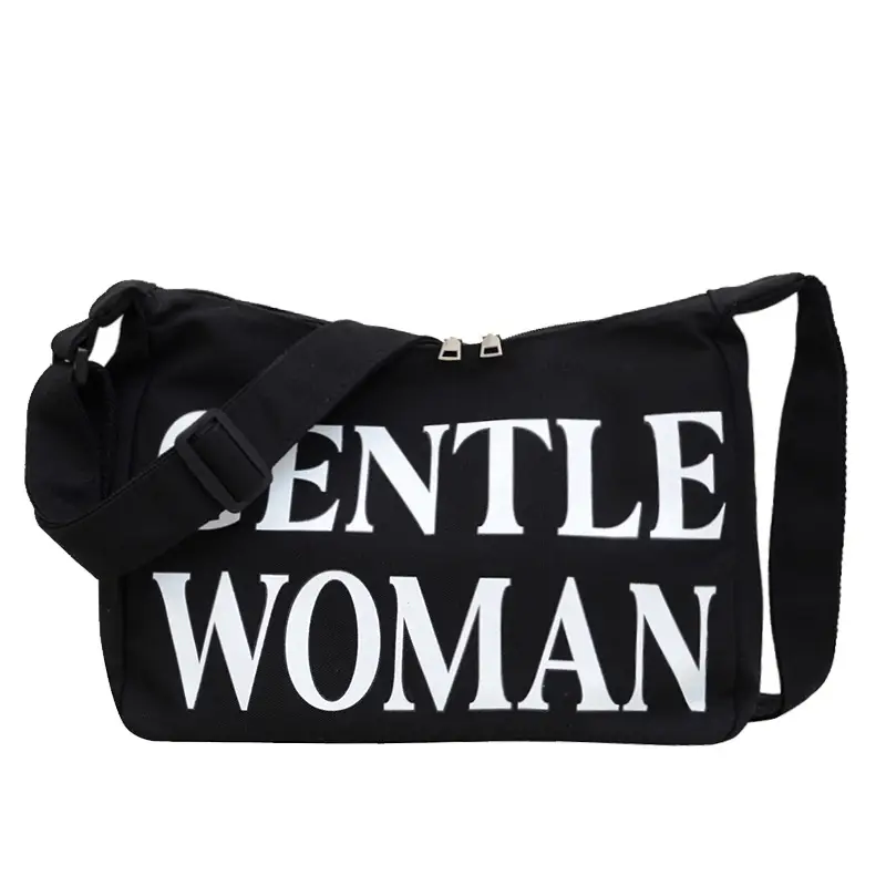 Ins Printed Cartoon Canvas Crossbody Bag Female Thailand - Image 8