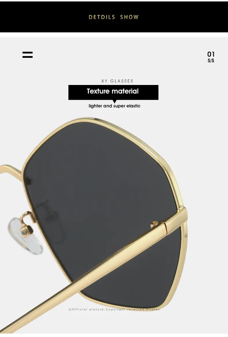 Irregular Metal Sunglasses European American Style Trendy Minimalist Rhythm Glasses for Men and Women — feature 12