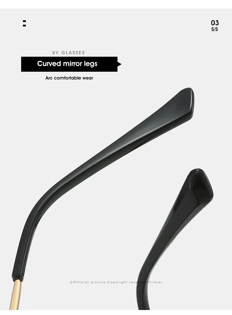 Irregular Metal Sunglasses European American Style Trendy Minimalist Rhythm Glasses for Men and Women — feature 14