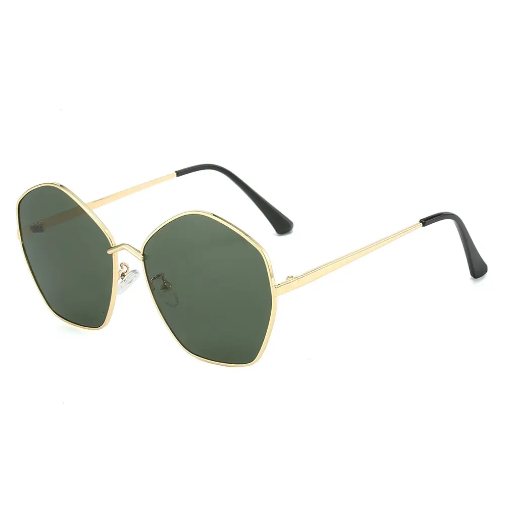 Irregular Metal Sunglasses European American Style Trendy Minimalist Rhythm Glasses for Men and Women - Image 3