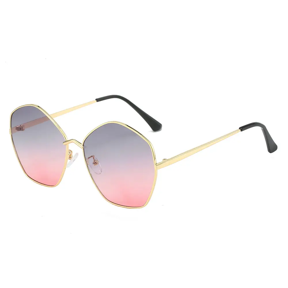 Irregular Metal Sunglasses European American Style Trendy Minimalist Rhythm Glasses for Men and Women - Image 5