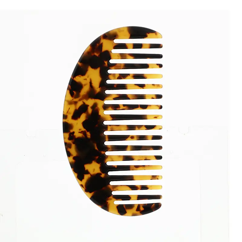 Retro Tortoishe Hair Comb for Girls Travel Barber - Image 18