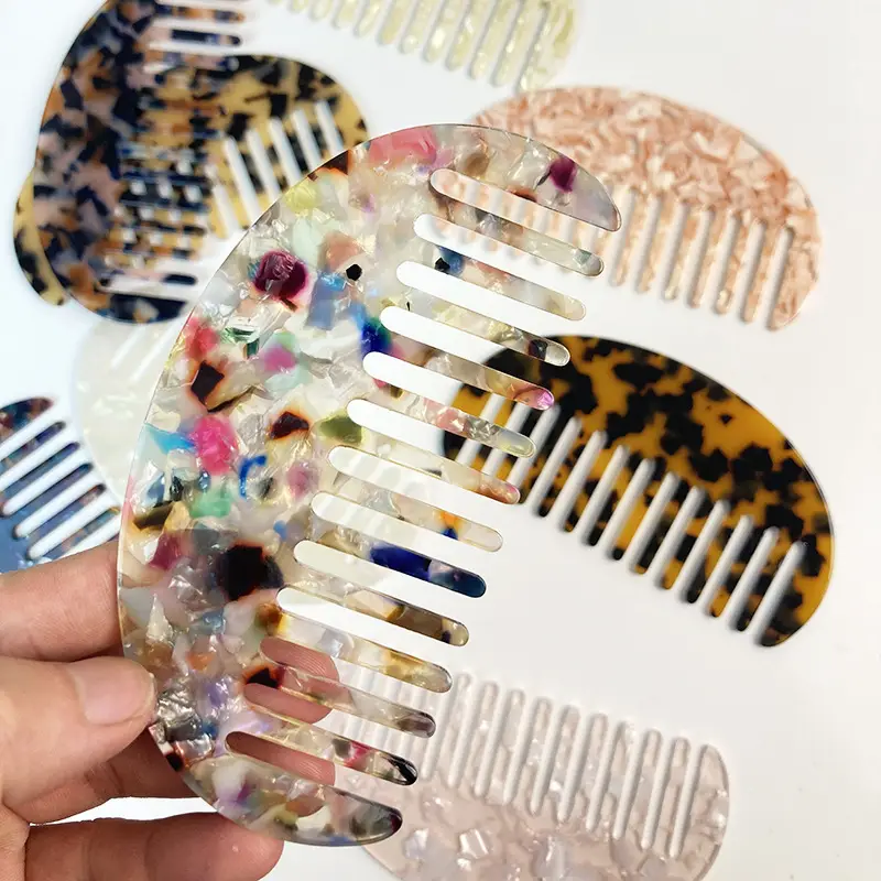 Retro Tortoishe Hair Comb for Girls Travel Barber — feature 2