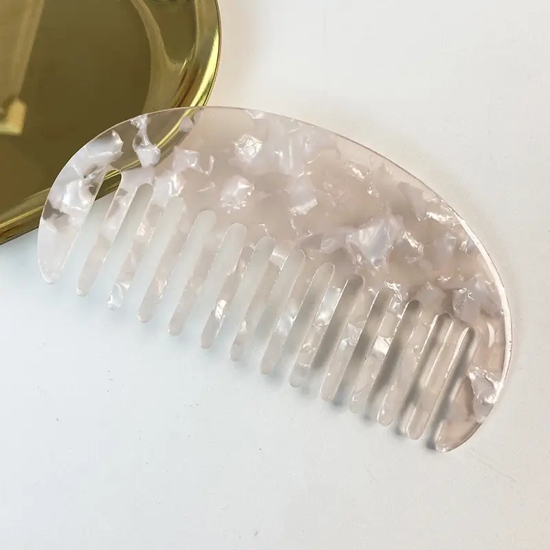 Retro Tortoishe Hair Comb for Girls Travel Barber - Image 9