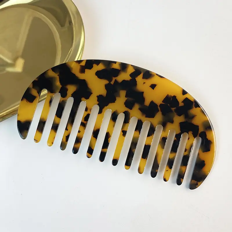 Retro Tortoishe Hair Comb for Girls Travel Barber - Image 10