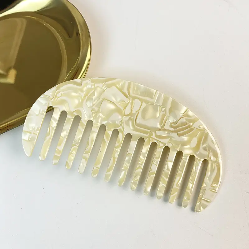 Retro Tortoishe Hair Comb for Girls Travel Barber - Image 12