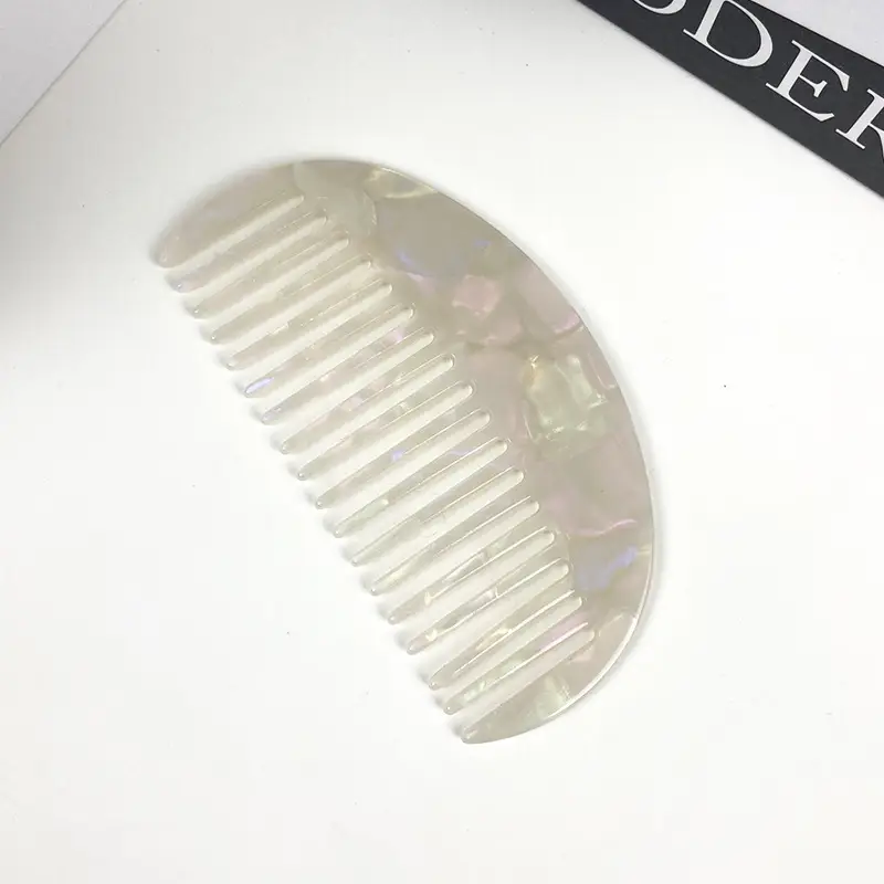 Retro Tortoishe Hair Comb for Girls Travel Barber - Image 2