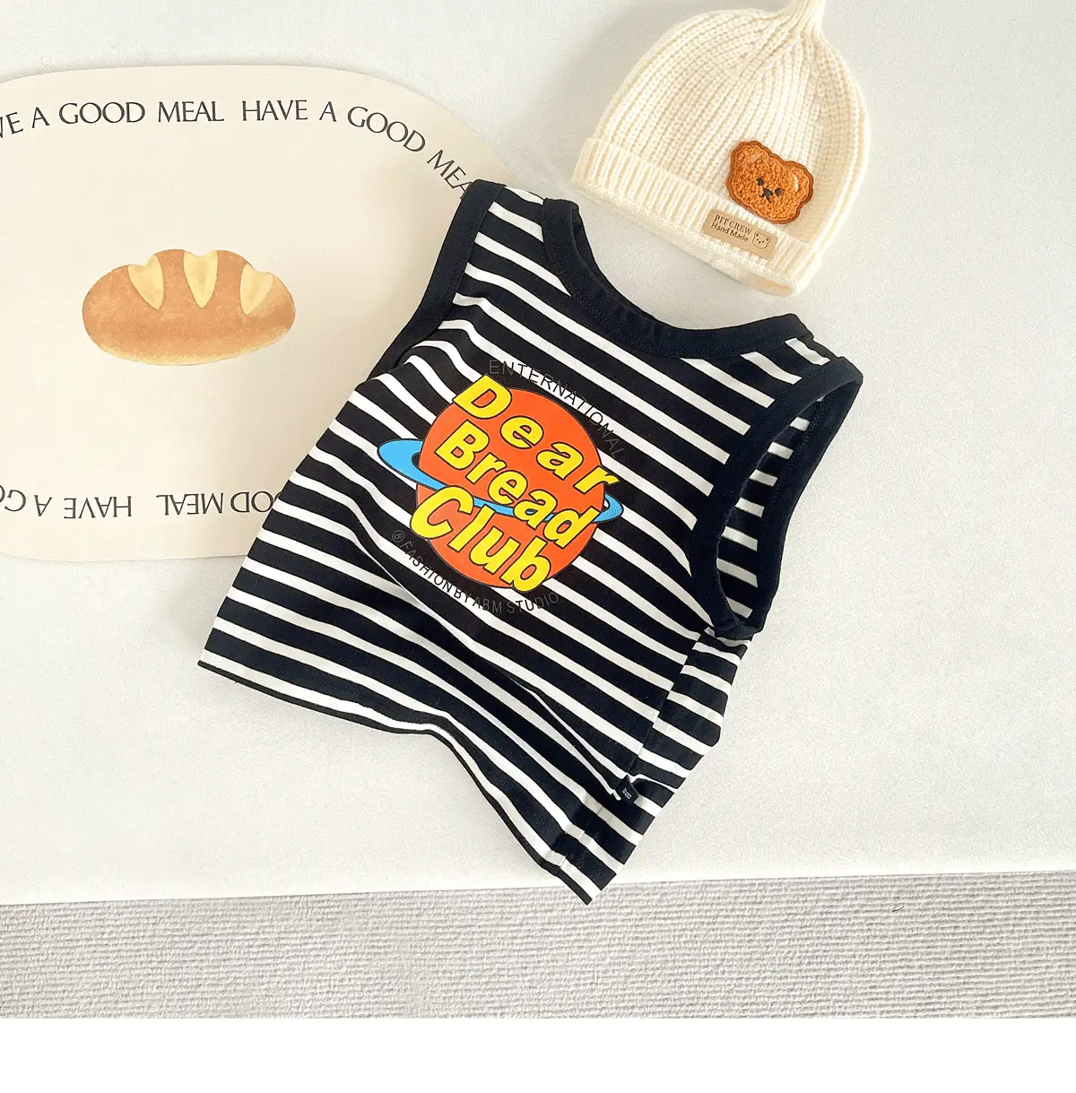 Children's Striped Summer Vest Set for Boys 2024 — feature 10