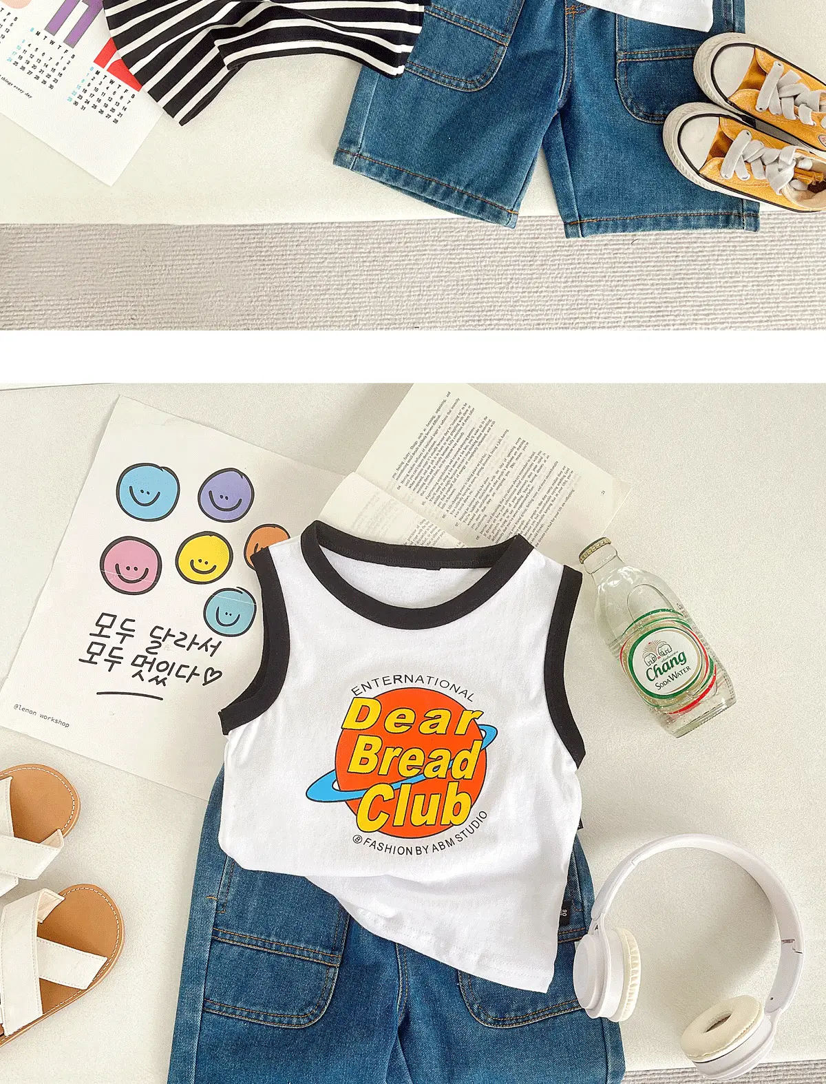 Children's Striped Summer Vest Set for Boys 2024 — feature 15