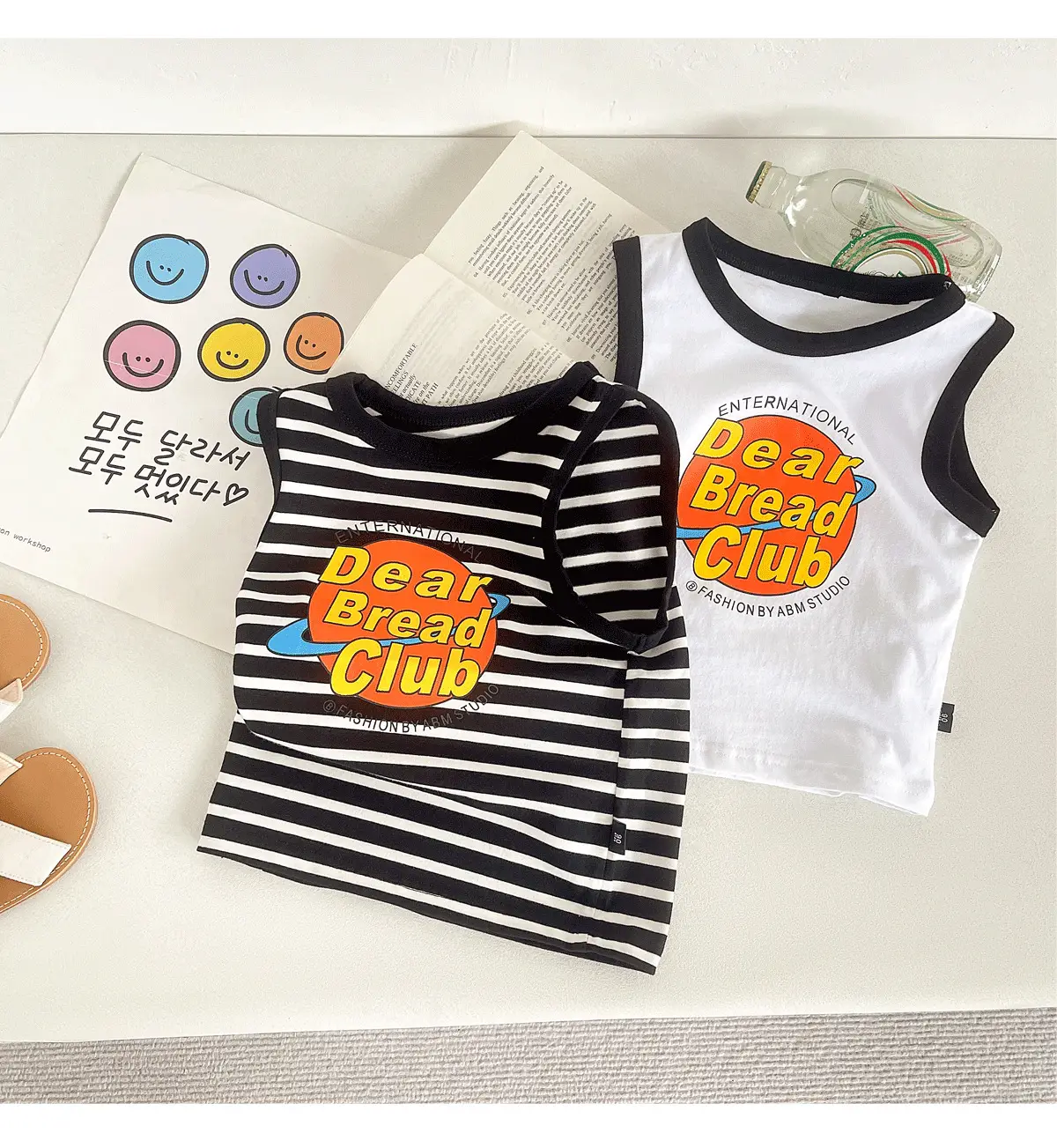 Children's Striped Summer Vest Set for Boys 2024 — feature 6