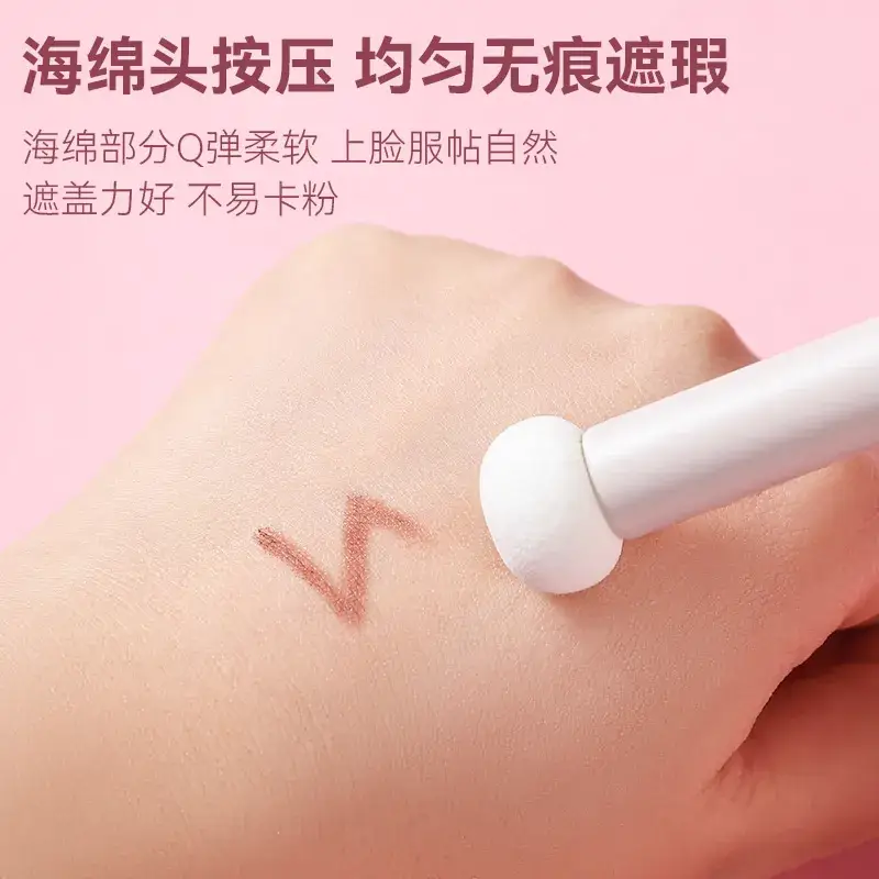 Dual-Use Concealer Brush for Wet & Dry Makeup - Image 8