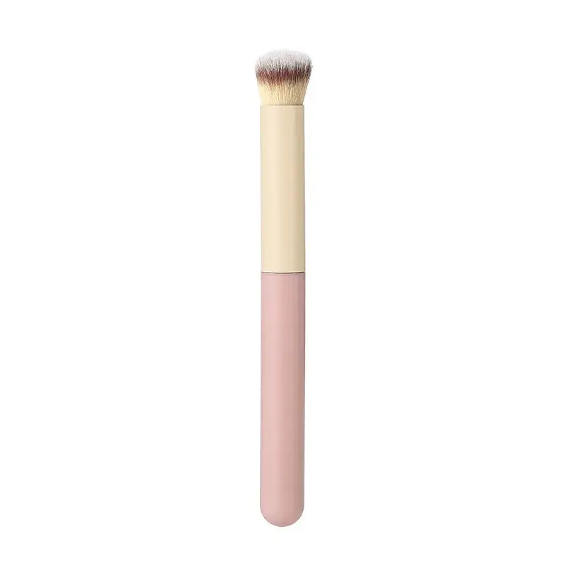 Gold Spray Paint Slant Head Concealer Brush