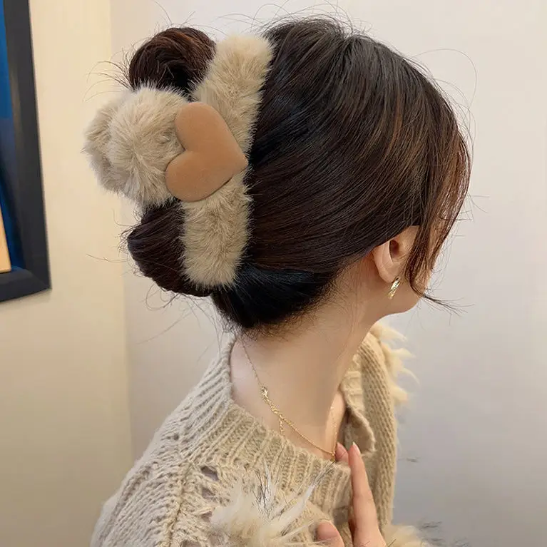 Warm Winter Hairpin Clip for Women Large