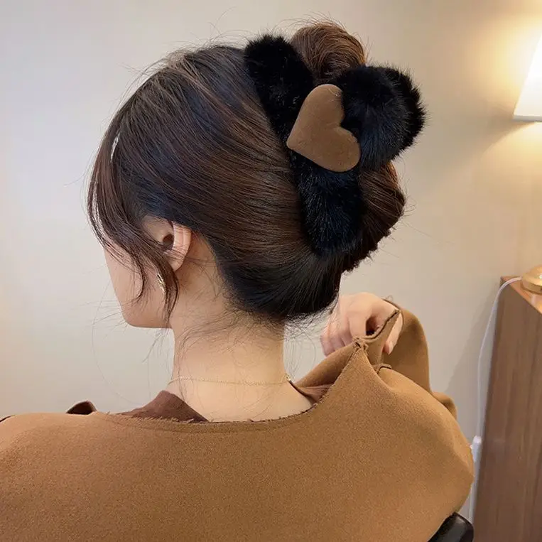 Warm Winter Hairpin Clip for Women Large