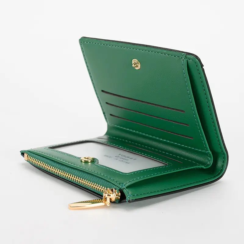 Women Multi-Color Zipper Card Holder Wallet 2024 - Image 9
