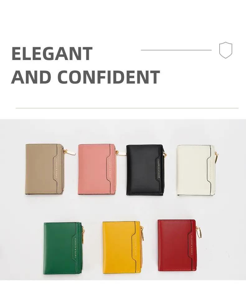 Women Multi-Color Zipper Card Holder Wallet 2024 — feature 2