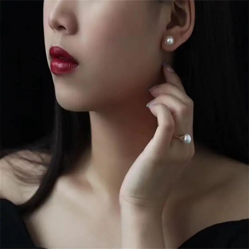 Yuhe French Retro Pearl Earrings S925 All-Body Sterling Silver — feature 4